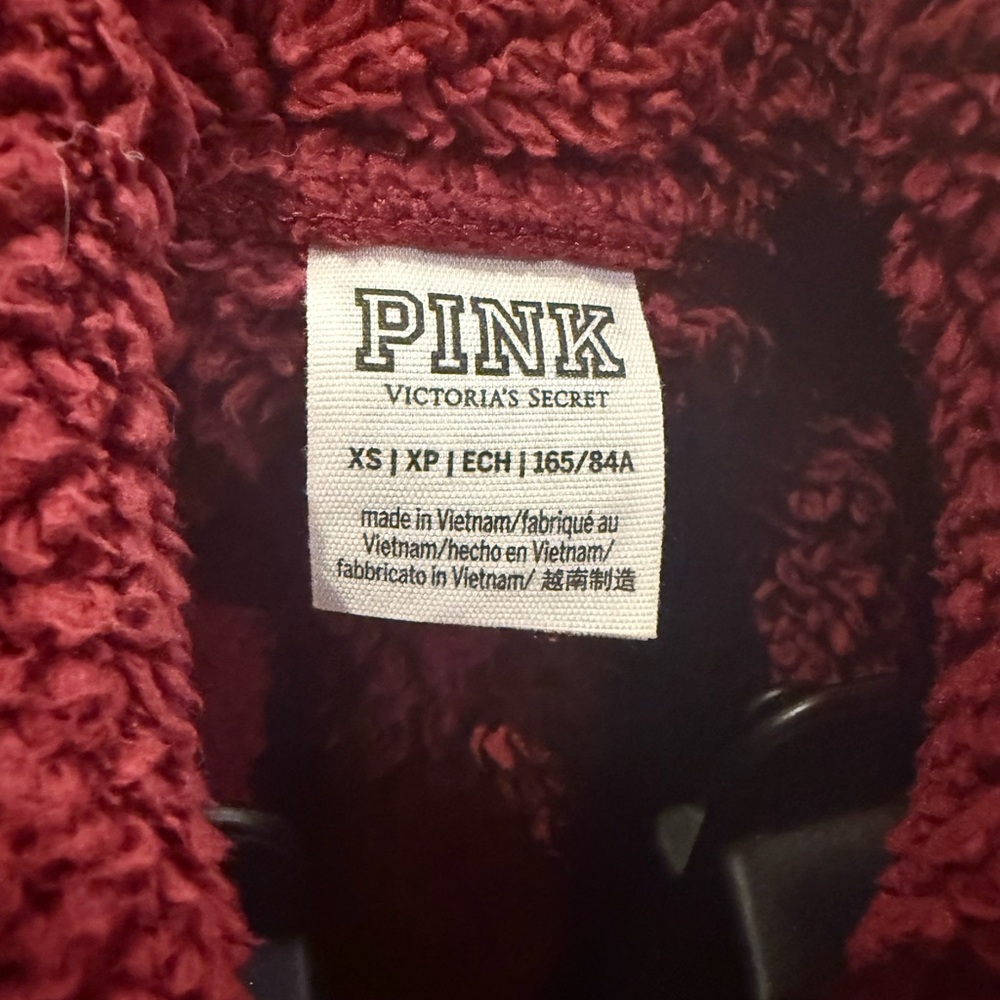 PINK Victoria's Secret Burgundy Jacket